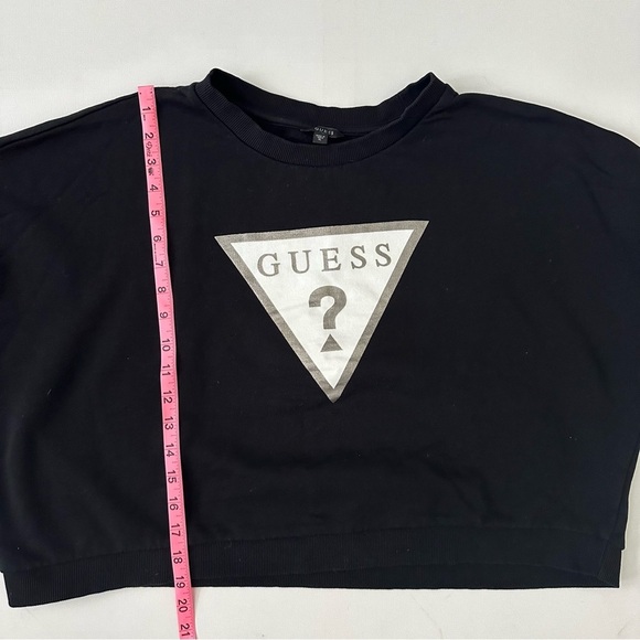 Guess Women’s Logo Cropped Sweatshirt Size XL - Picture 13 of 14